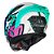 Capacete Norisk Flow Robot Branco/Verde - Imagem 4