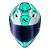 Capacete Norisk Flow Robot Branco/Verde - Imagem 9