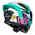 Capacete Norisk Flow Robot Branco/Verde - Imagem 3