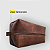 NECESSAIRE EM COURO MARROM CAFÉ - Imagem 4