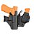 Coldre Sidecar Invictus Canhoto P/ Glock G17 G19 G45 G25 - Imagem 2