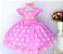 Vestido Menina Bonita Minnie Rosa - Imagem 1