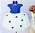 Vestido Azul Royal / Off - Imagem 1