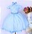 Vestido Azul Bebe / Perolas - Imagem 1