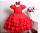 Vestido Vermelho /Babado - Imagem 1