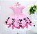Vestido Minnie Rosa Luxo - Imagem 1