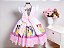 Vestido Infantil Princesa Branco / Temático - Imagem 2
