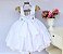 Vestido Branco Batizado Daminha - Imagem 2