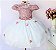 Vestido Rose / Off - Imagem 1