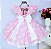 Vestido Minnie Rosa Póa - Imagem 2