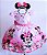 Vestido Minnie Rosa Coração - Imagem 1
