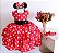 Vestido Minnie Vermelho Babado - Imagem 1