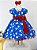 Vestido Galinha Pintadinha Laço Vermelho - Imagem 1