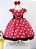 Vestido Minnie Vermelho Poá - Imagem 1