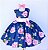 Vestido Floral Índigo - Imagem 1