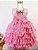 Vestido Rosa Poá Babado - Imagem 2
