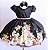 Vestido Floral Preto - Imagem 1