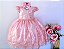 Vestido Rendado Rosa - Imagem 1
