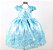 Vestido Rendado Azul Claro - Imagem 1