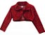 Bolero Casaquinho Infantil Plush Vermelho - Imagem 1
