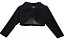 Bolero Casaquinho Infantil Plush Preto - Imagem 1