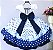 Vestido Índigo Branco Poa - Imagem 3