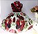 Vestido Marsala Floral - Imagem 2