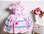 Vestido Rosa Borboletas - Imagem 1