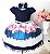Vestido Índigo / Floral - Imagem 1