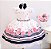 Vestido Floral Listrado - Imagem 1