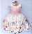 Vestido Floral Salmão - Imagem 1