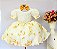 Vestido Creme Floral - Imagem 1