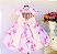 Vestido Floral Rosa Borboleta - Imagem 2
