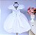 Vestido Branco Daminha Batizado 4 ao 16 - Imagem 2