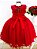 Vestido vermelho floral - Imagem 2