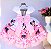 Vestido Minnie Rosa Laços - Imagem 3