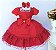 Vestido Vermelho Laço - Imagem 1