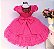 Vestido Pink Peito Rendado - Imagem 2