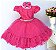 Vestido Pink Peito Rendado - Imagem 1