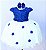 Vestido Floral Azul - Imagem 1