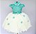 Vestido Floral Verde - Imagem 1