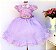Vestido Lilás Luxo - Imagem 1