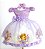 Vestido Princesa Sofia Pimenta Rosa - Imagem 1