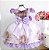 Vestido Princesa Sofia Pimenta Rosa - Imagem 2