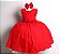 Vestido Vermelho Regata Brilho - Imagem 1