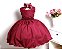 Vestido Marsala Regata Perola - Imagem 1