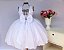 Vestido Branco Regata Perola - Imagem 2