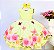 Vestido Floral Borboleta Amarelo - Imagem 2