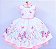 Vestido Jardim Encantado Rosa - Imagem 1