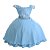 vestido azul com perola - Imagem 1